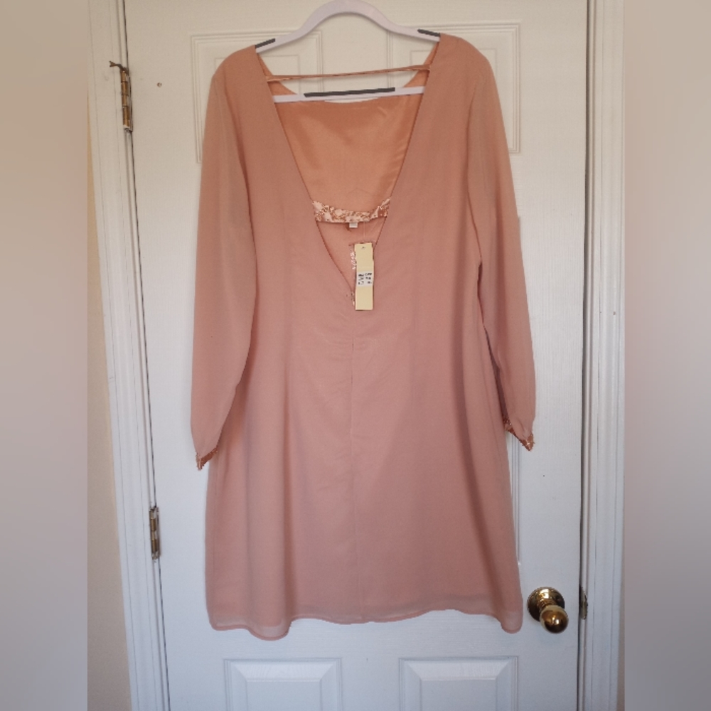 Katia Taupe Color Formal Dress Size 2XL